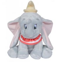 Peluche Disney Éléphant Gris Dumbo 25 Cm - Doudou Licence Nicotoy - Nicotoy