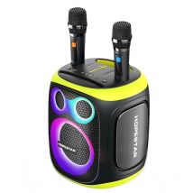 Enceinte Waterproof Puissante Bluetooth Extérieure Avec Microphone Autonomie Longue Noir Yonis - Yonis