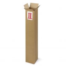 Carton D'Emballage Allongé 50 X 10 X 10 Cm - Simple Cannelure - Raja