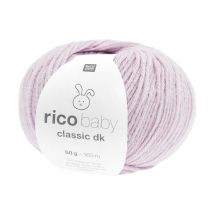 Fil Layette À Tricoter Rico Baby Classic Dk - Créez Des Tenues Douces Et Confortables Pour Bébé - Rico Design 85 Violette