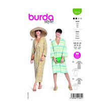 Patron Burda 5816 - Maxi Robe D'Été Du 36 Au 48 Fr Taille N°fr 36-48