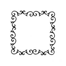 Pochoir - Motif Oriental - Repositionnable - 35 X 31 Cm - Peinture - Décoration - Colour Shaper