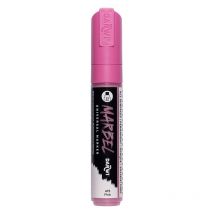 Marqueur - Peinture Acrylique - Rose - Permanent - Pointe Rectangulaire 15mm - Marbel - Darwi