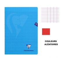 Lot De 2 Cahiers - A4 (21x29,7cm) - Grands Carreaux - 96 Pages - Couverture En Polypro - Sans Spirale - Clairefontaine - Mimesys