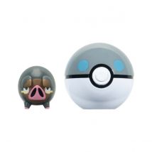 Pokémon - Clip'n'go Poké Balls Gourmelet & Masse Ball - Jazwares
