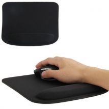 Tapis De Souris Ergonomique Repose Poignet Ultra Fin Confort Optimal Noir Yonis - Yonis