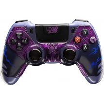 Lexip X Tsume - Manette Sasuke - Naruto Shippuden - Connection Sans-fil 2.4ghz Via Usb Dongle - 4 Palettes Programmables - Port Audio Jack 3.5mm