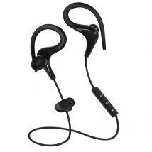 Ecouteurs Sport Bluetooth Casque Sans-fil Télécommande + Micro Intégrés Noir - Avizar