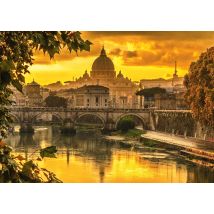 Puzzle 1000 Pièces - Golden Light Over Rome - Schmidt Spiele