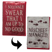 Carnet De Notes Harry Potter Sequins Maraudeur - Cadeaux-et-anniversaire.com