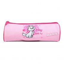Trousse Scolaire Ronde Disney Marie Les Aristochats Rose - Bagtrotter - Bagtrotter