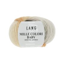 Pelote À Tricoter Mille Colori Baby – Lang Yarns - 100% Laine Mérinos Extrafine Aux Mille Nuances Colorées 204 Multicolore