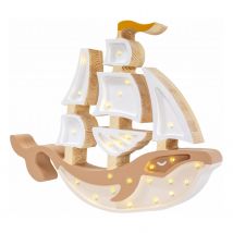 Lampe Veilleuse Navire Brun - Little Lights