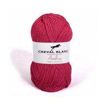 Coton Et Bambou À Tricoter Ambre - Cheval Blanc 002 Rose