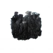 Plumes De Dinde 12/18 Cm 25g Noir - Sodertex