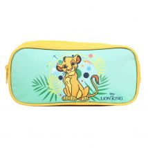Trousse Scolaire Rectangulaire Le Roi Lion Verte - Bagtrotter - Bagtrotter