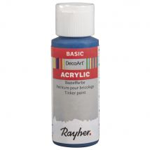 Peinture Acrylic, Flacon 59 Ml, Bleu Azur - DecoArt