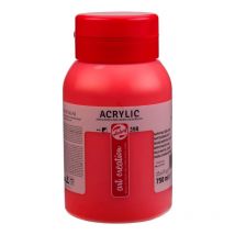 Peinture Acrylique - Rouge Naphtol Clair - 398 - Pot De 750 Ml - Talens Art Creation
