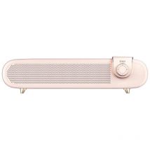 Enceinte Bluetooth Vintage Haut De Gamme Son Hifi Autonomie 6h Cuir Luxe Rose Yonis - Yonis