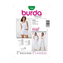 Patron Burda 7966 Pantalon Taille N°fr 38-50