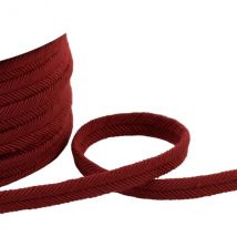Bobine 20m Double Cordon Fils 10mm Rouge Bengale - My mercerie