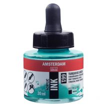Flacon Encre Acrylique Acrylic Ink Amsterdam 30ml Vert Turquoise