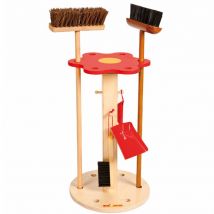 Support En Bois Pour Balais - Jeu Montessori - Educo