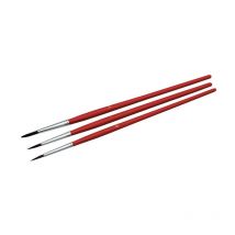 3 Pinceaux Pour Peinture Aquarelle N°4 N°6 N°8 Décoration Nespoli