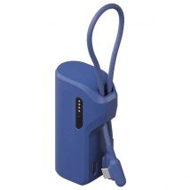 Cygnett Powerbank Thumboost 5000mah 2x Ports Usb-c 20w Avec Câble Usb-c Bleu - Cygnett