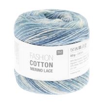 Pelote De Coton Et De Laine Fashion Cotton Merino Lace - Rico Design 11 Winter