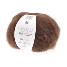 Découvrez L'Élégance Naturelle : Pelote De Laine Et Alpaga Fashion Light Luxury De Rico Design 043 Marron Chocolat - Rico Design