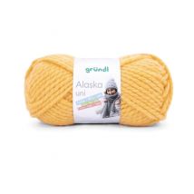 Pelote De Laine À Tricoter Alaska - 100gr - Gründl Jaune (21)