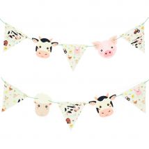 Guirlande Animaux De La Ferme - Recyclable - Annikids