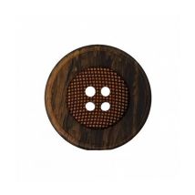 Boutons Panier Rond Marron Moyen 23mmx3 - Union Knopf Marron - PrymUnionKnopf