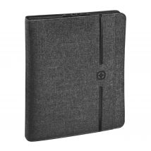 Conférencier Folio Wenger Cartable Affiliate Avec Pochette Tablette - Organiser - 4 Anneaux Amovible - Gris