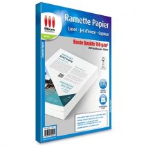 Ramette Papier Haute Qualité - 250 Feuilles 160 G/m² - Micro Application