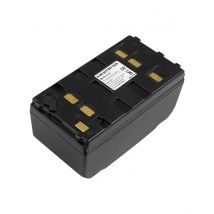 Avizar Batterie Nimh 4000mah Universelle Pour Camescope 6.0v 2 Voies Noir