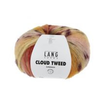 Pelote De Laine À Tricoter Cloud Tweed - 100gr - Lang Yarns 0005 Jaune