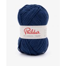 Pelote De Laine D'Agneau À Tricoter Phil Lambswool - Phildar Naval Bleu