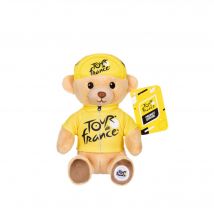 Peluche - Peluche Officielle Ours Tour De France maillot Et Casquette Vainqueur Étape Jaune – 15 Cm - Gipsy Toys