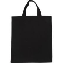 Sac Tote Bag À Personnaliser - 38 X 42 Cm - Noir - CC Hobby