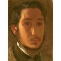 Puzzle 2000 Pièces - Edgar Degas : Autoportrait Avec Col Blanc, 1857 - Grafika