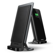 X-doria Support De Bureau Defense Solo Pour Smartphone Avec Charge Qi Intégrée Noir - X-Doria
