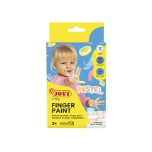Peinture Au Doigt - Enfant Dès 2 Ans - 6 Couleurs Pastel - Lavable - Jovi