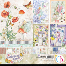 12 Papiers Scrapbooking Carterie 30 X 30 Cm Ciao Bella Enchanted Land - CIAO BELLA
