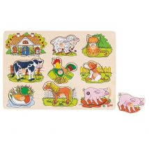 Puzzle Sonore Animaux De La Ferme - Goki