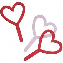 6 Cupcakes Toppers Coeur En Bois - Ginger Ray