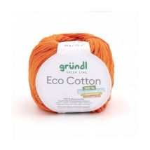 Pelote De Coton Organique Eco Cotton - Gründl 14 Orange