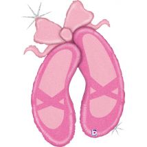 Ballon Aluminium Hélium Géant - Chausson De Danse Holographic 82 Cm - Grabo