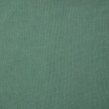 Tissu Coton Enduit Uni Vert - Au Mètre - Craftine
